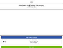 Tablet Screenshot of germantowindiapalace.com